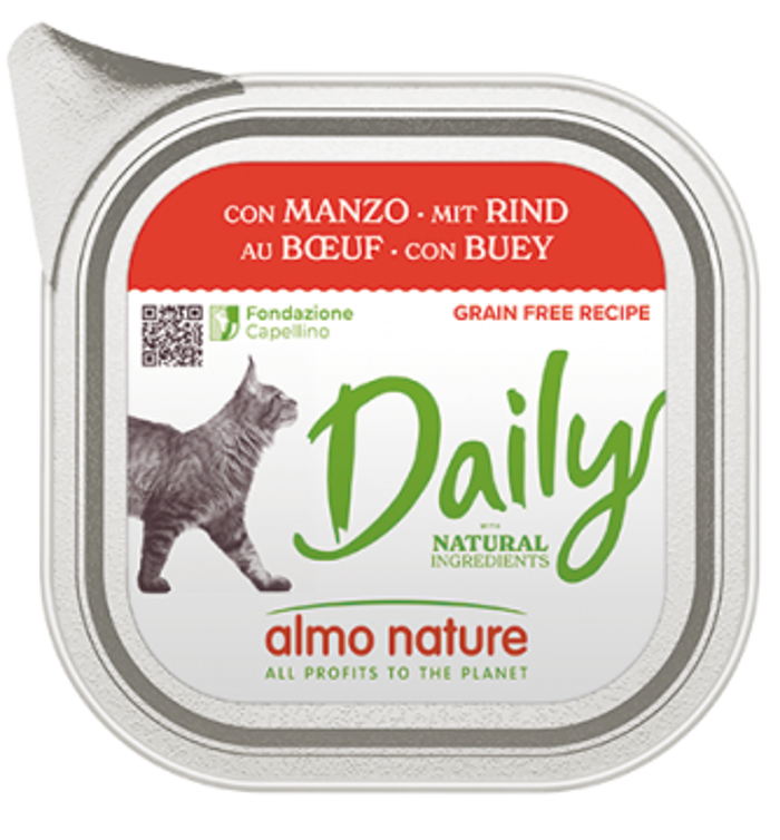 Almo Nature Grain-Free ugi Trofi Gtas se Kesedaki me Bodino 100gr